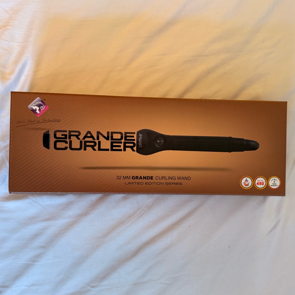Grane Curler 32mm Curling Wand - Black